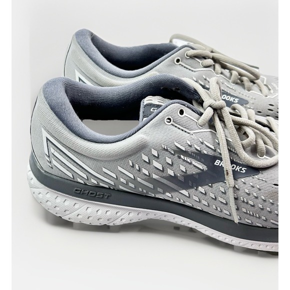 Brooks Gray Ghost 13 Running Athletic Shoes Sneakers Women's Size 9.5 Gray - Picture 2 of 16